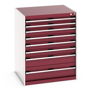 Bott Cubio Drawer Cabinet comprising of: Drawers: 2 x 75mm, 4 x 100mm, 1 x 150mm, 1 x 200... Bott Drawer Cabinets 800 x 750
